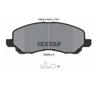 TEXTAR Plaquettes de Frein Avant pour Jeep Patriote Compass Chrysler