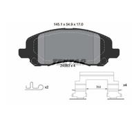 TEXTAR Plaquettes de Frein Avant pour Jeep Patriote Compass Chrysler Sebring