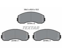 TEXTAR Plaquettes de frein Avant pour KIA K2700 (K62W) Plaquettes de freins
