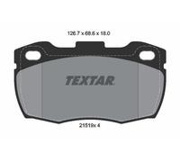 TEXTAR Plaquettes de frein Avant pour LAND ROVER Defender SUV (L316) Plaquettes
