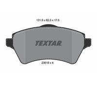 TEXTAR Plaquettes de frein Avant pour LAND ROVER Freelander SUV (L314) 2361501