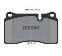 Plaquettes de frein 2021701 TEXTAR pour LAND ROVER RANGE ROVER SPORT I