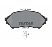 TEXTAR Plaquettes de frein Avant pour MAZDA 323 F VI (BJ) Plaquettes de freins