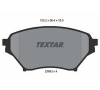 TEXTAR Plaquettes de frein Avant pour MAZDA MX-5 II (NB) Plaquettes de freins