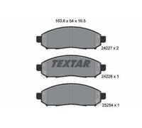 TEXTAR Plaquettes de frein Avant pour NISSAN NP300 Navara Pick-up (D40) 2422704