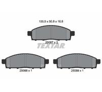 TEXTAR Plaquettes de frein Avant pour NISSAN NV200 / Evalia Minibus Plaquettes