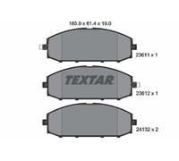 Plaquettes de frein 2361101 TEXTAR pour NISSAN PATROL GR V Wagon