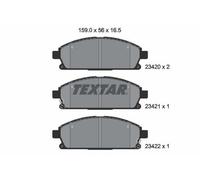 TEXTAR Plaquettes de frein Avant pour NISSAN X-TRAIL (T30) pour HONDA MDX (YD)