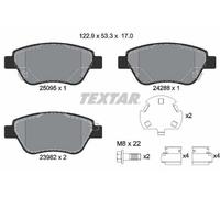 TEXTAR Plaquettes de frein Avant pour OPEL Adam (M13) pour VAUXHALL Adam (M13)