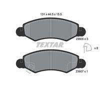 TEXTAR Plaquettes de frein Avant pour OPEL Agila A (H00) pour SUZUKI IGNIS II