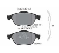 TEXTAR Plaquettes de frein Avant pour RENAULT Laguna II 5 portes (BG, BG0/1)