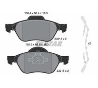 TEXTAR Plaquettes de frein Avant pour RENAULT Twingo II 3 portes (CN0) 2321502