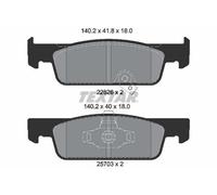 TEXTAR Plaquettes de frein Avant pour SMART FORTWO Coupé (453) Plaquettes de