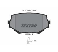 TEXTAR Plaquettes de frein Avant pour SUZUKI Grand Vitara II SUV (JT, TE, TD)