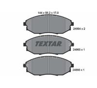 TEXTAR Plaquettes de frein Avant pour SUZUKI VERONA A trois volumes (US) 2486401