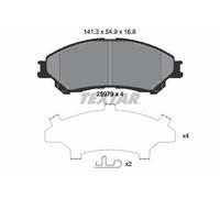 TEXTAR Plaquettes de frein Avant pour SUZUKI VITARA (LY) SX4 S-Cross (JY)