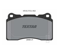 TEXTAR Plaquettes De Frein Avant Pour Tesla Model S FORD USA Mustang Convertible