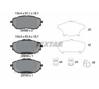 TEXTAR Plaquettes de frein Avant pour TOYOTA AURIS (NZE18, ZRE18) Plaquettes de