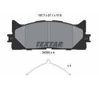 TEXTAR 2435001 Plaquettes de freins pour TOYOTA Camry Limousine (V4)