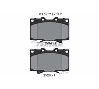 TEXTAR Plaquettes de frein Avant pour TOYOTA LAND CRUISER 100 (UZJ100) 2352402