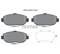 TEXTAR Plaquettes de frein Avant pour TOYOTA SUPRA (JZA80) Plaquettes de freins