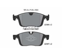 TEXTAR Plaquettes de frein Avant pour VOLVO XC60 (156) Plaquettes de freins