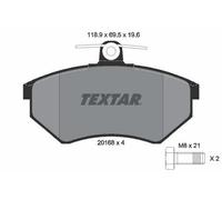 TEXTAR Plaquettes de frein Avant pour VW GOLF II (19E, 1G1) GOLF III (1H1)
