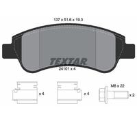 Jeu de plaquettes de frein TEXTAR 2410101, avant