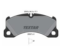 TEXTAR Plaquettes De Frein Ensemble Avant Pour VW Touareg Porsche Macan Cayenne
