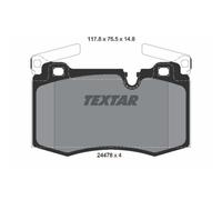 TEXTAR Plaquettes De Frein Ensemble De Plaquettes Avant Pour MINI Mini Cabriolet