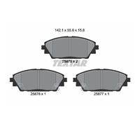 TEXTAR Plaquettes De Frein Jeux De Plaquettes Avant Adaptées Pour Mazda 3 CX-3