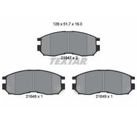 TEXTAR Plaquettes de frein pour HYUNDAI Santamo II (UF) pour PROTON Satria (C9M)