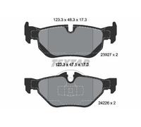 Textar Plaquettes de Frein Sabots pour BMW 1er E81 E82 X1 3er E90 E92 E93