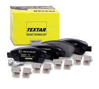 Textar Jeu de plaquettes de frein 2395901 Avant Ép. 17,4 mm avec accessoires