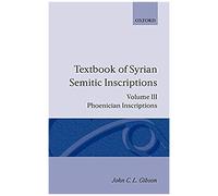 Textbook Of Syrian Semitic Inscriptions