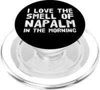 Texte Amusant Disant « I Love The Smell of Napalm in The Morning » PopSockets PopGrip pour MagSafe