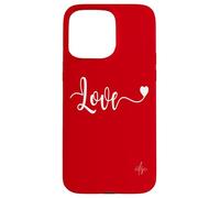 Texte d'amour écrit Dessus | Marque Italienne Authentique DolceSenso Coque pour iPhone 15 Pro Max