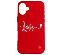 Texte d'amour écrit Dessus | Marque Italienne Authentique DolceSenso Coque pour iPhone 16 Plus