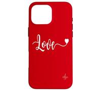 Texte d'amour écrit Dessus | Marque Italienne Authentique DolceSenso Coque pour iPhone 16 Pro Max