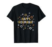 Texte de célébration Happy Hogmanay Star Burst T-Shirt