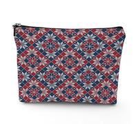 Texte de la Constitution, trousses de maquillage en lin pour femmes, Constitution vintage Amérique 4 juillet, trousse de toilette, trousse de voyage, trousse de maquillage pour sac à main, marron,