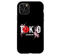 Texte de Tokyo et du Japon avec des Fleurs de Sakura Coque pour iPhone 11 Pro