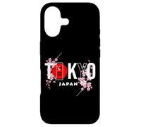 Texte de Tokyo et du Japon avec des Fleurs de Sakura Coque pour iPhone 17