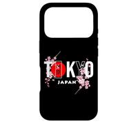 Texte de Tokyo et du Japon avec des Fleurs de Sakura Coque pour iPhone 17 Pro
