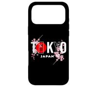 Texte de Tokyo et du Japon avec des Fleurs de Sakura Coque pour iPhone 17 Pro Max