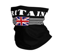 Texte du Drapeau Britannique De La Grande-Bretagne Unisexe Décoration Faciale Microfibre Bandeaux Unique Balaclava pour Sports Yoga Escalade