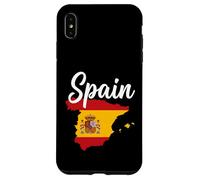 Texte Espagnol sur Drapeau Carte Nationale Coque pour iPhone XS Max