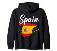 Texte Espagnol sur Drapeau Carte Nationale Sweat à Capuche