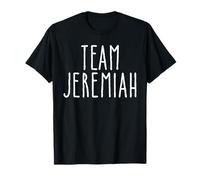 Texte floral rétro Team Jeremiah pour enfants T-Shirt