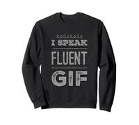Texte Humoristique de I Speak Fluent GIF for Who Loves GIF Sweatshirt